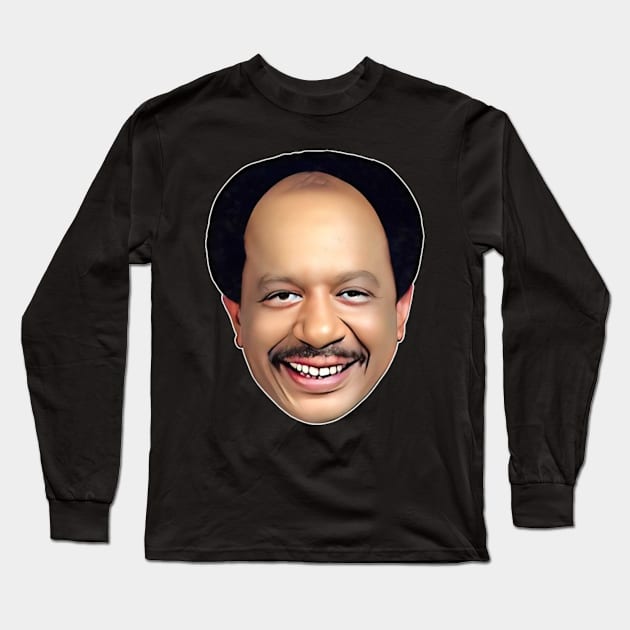 Retro-George jefferson Long Sleeve T-Shirt by kiyomisdadaaaa